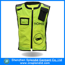 China Wholesale Reflective Safety Running Vest with Pockets